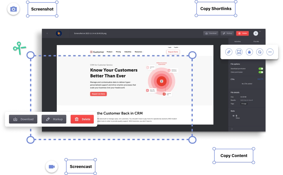 Droplr annotation window